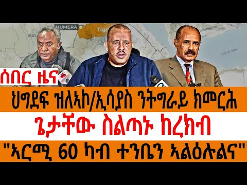 ሰበር ዜና/ ህግደፍ ዝለኣኮ/ኢሳያስ ንትግራይ ክመር/ ሕጌታቸው ስልጣኑ ከረክብ/ "ኣርሚ 60 ካብ ተንቤን ኣልዕሉልና"