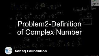 Problem2-Definition of Complex Number