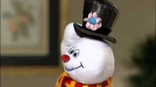 Hallmark 2010 Plush Musical Dancing Swirling 15" FROSTY THE SNOWMAN Tips Hat TAG 