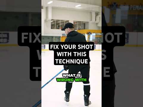 FIX YOUR SHOT WITH THIS TECHNIQUE #hockeydevelopment #hockeycoach