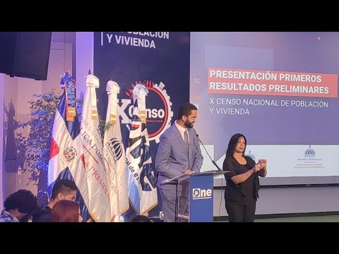 La ONE presenta resultados del X Censo Nacional de Población