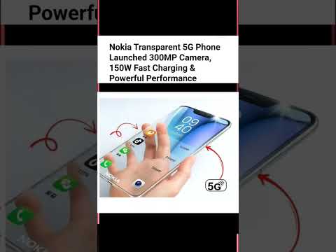 Nokia Transparent 5G Phone Launched 🔥 | 300MP Camera & Beast Performance #shorts #tech