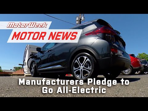 Manufacturers Pledge to Go All-Electric & 2021 NACTOY Winners | MotorWeek Motor News