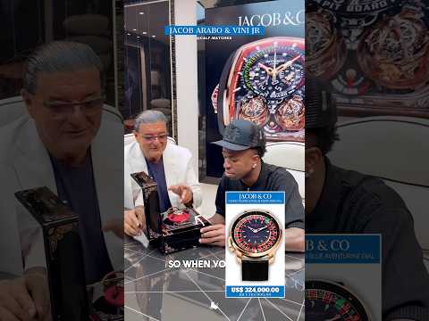 JACOB ARABO ENTREGA JACOB & CO CASINO ADQUIRIDO POR VINI JR. 🔥🇧🇷 #jacobandco