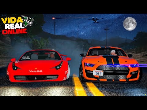 GTA V - VIDA REAL | DESAFIEI O MATHEUS PARA CORRIDA ILEGAL. - #04