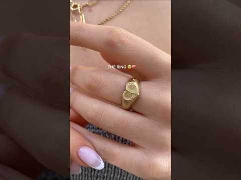 Send this to your ishq ❤️😘 #heart #ring #silveraccessories #couplerings #loveforever #jewelry #gift