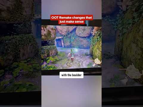The Kokiri Sword location has changed in the Ocarina of Time remake! #zelda #ocarinaoftime #gameplay