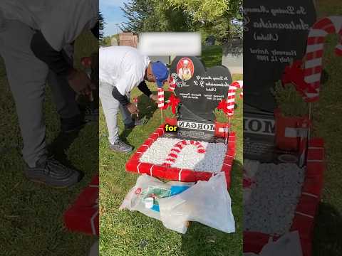 Dad Decorates Daughter’s Grave Every Year 🥹