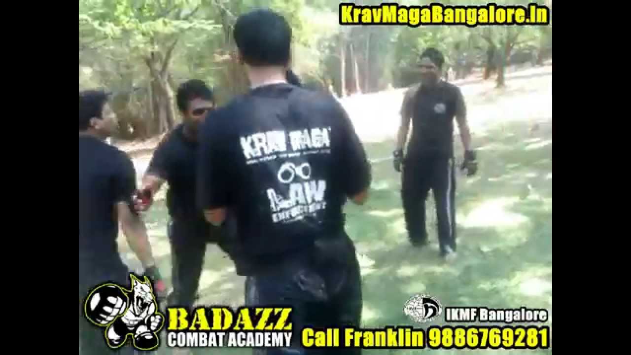 Krav Maga Bangalore: Israeli Self Defense: BadAzz Combat Academy: Franklin Joseph - YouTube