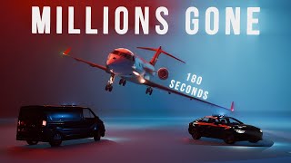 How 8 Men Robbed an Airport in just 180 seconds !