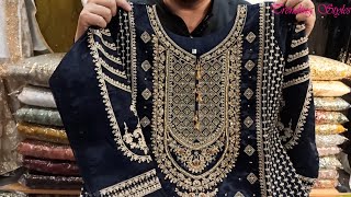 Latest Bridal Partywear Dresses Stitched Designer Collection 2024