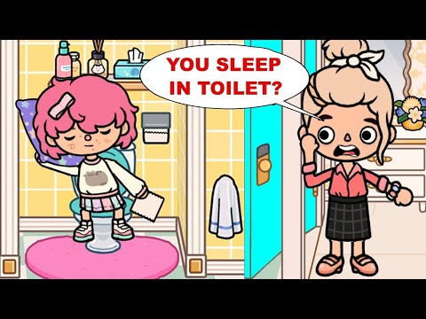 I'm The LAZIEST Girl In The World🥲🏫🩷 | Toca life story | Toca Boca #tocastory