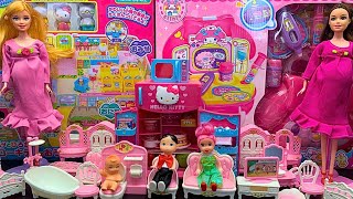8 minutes Satisfying with Unboxing Miniature Hello Kitty, Barbie Kitchen Toys ASMR | Review Toys