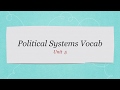 Forms of Government and Citizenship