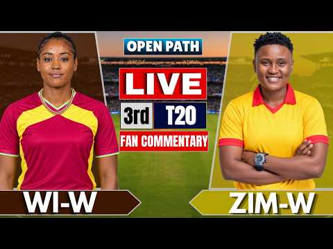 West Indies vs Zimbabwe Womens | 3rd T20 Match | WI vs <strong>Zim</strong> | Live Score Update &amp; Fan Commentary