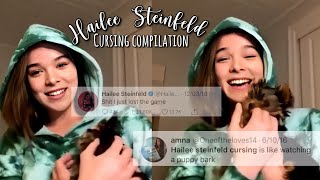 Hailee steinfeld swearing/cursing compilation