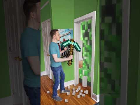 This Guy Is A Huge Minecraft Fan but… 😱