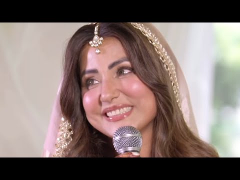 Hina Khan Wedding inspired Minimalist Bridal Makeup Tutorial | Glowing Pink Makeup
