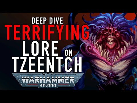 Deep Dive on the Chaos God Tzeentch in Warhammer 40K #chaosdemons #wh40klore #spacemarines