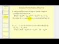 Complex Zeros and Polynomial Factorization