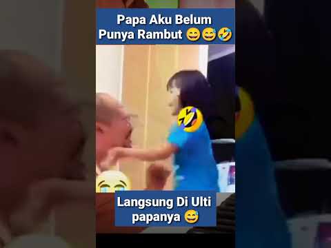 Anak Kecil Nyindir Papanya Botak, Reaksinya Bikin Ngakak! ๐ #Shorts #MemeLucu