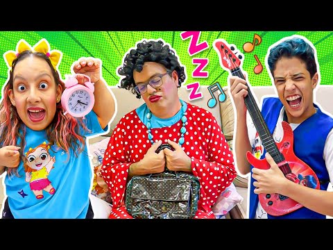 MC Divertida, Henrique e uma História Engraçada da Babá Dorminhoca - Funny Video for kids