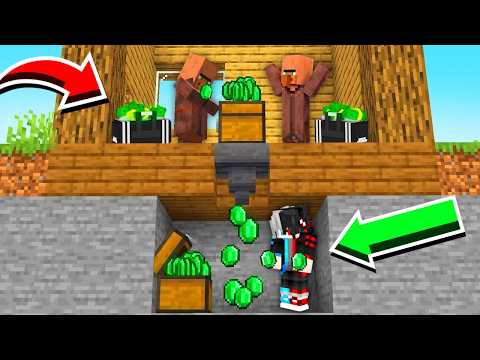 13 WAYS TO STEAL THE EVIL VILLAGERS EMERALDS IN MINECRAFT