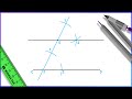 Drawing Parallel Lines and Intersections