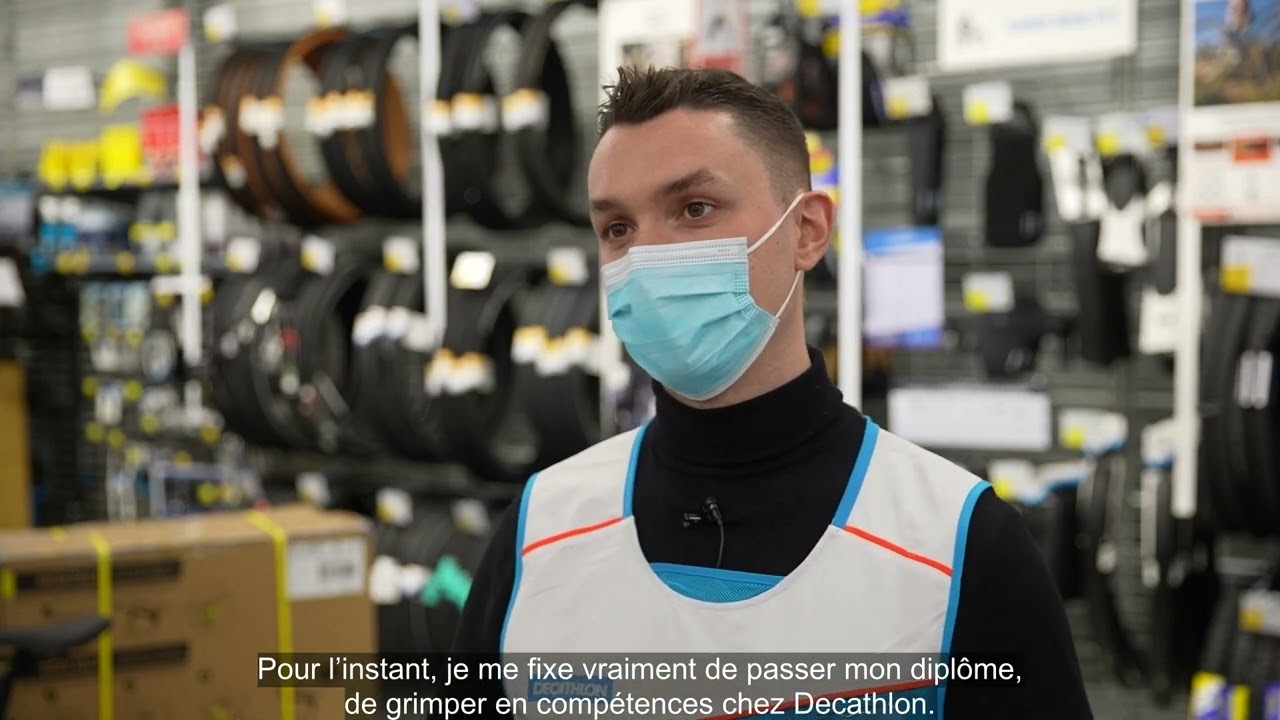 Découvrez le parcours de Fabrice en prestation d'entreprise chez Decathlon.
Un contrat d'alternance c'est gagnant gangnant !