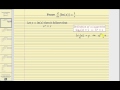 Understanding the Derivative of Natural Logarithm