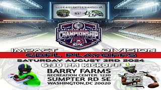 GDFL UPSTATE PREDATORS VS CAPITAL CITY SEAHAWKS 8/3/24