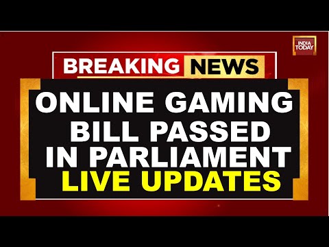 LIVE: Online Gaming Bill Passed In Parliament | Gaming Bill Passed In Rajya Sabha Amid Massive Rucks