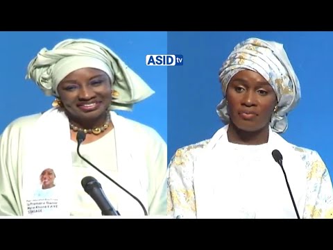 Discour pleine d'enseignement de Mimi Touré devant la première Dame Marie Khone Faye