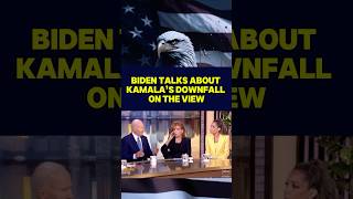 Joe Biden Talks About Kamala’s Downfall On The View  #ytshorts #biden #kamala