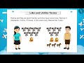Understanding Like and Unlike Terms