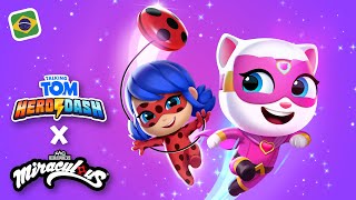 Isso dói! Batidas épicas da Ladybug 🙈🐞⚡ Talking Tom Hero Dash x Miraculous Ladybug
