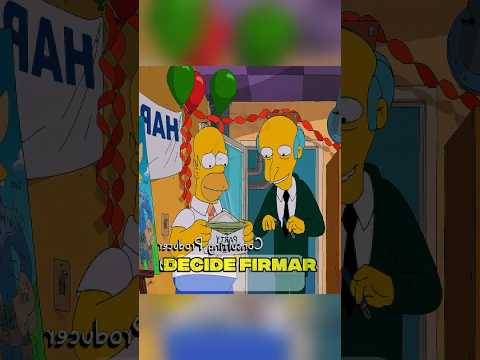 El Sr  Burns arruina la fiesta de Lenny  #lossimpson #simpsons #thesimpsons