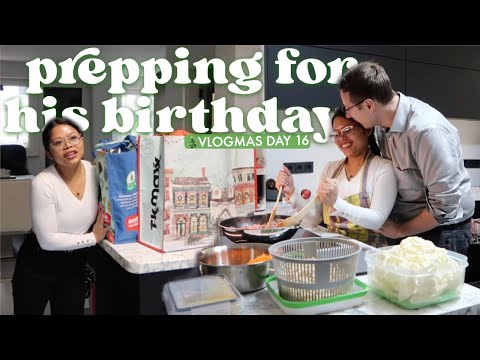 🎄vlogmas day 16 ⎯ super busy na sa paghahanda sa birthday ni mister, huge grocery haul✨ liebe ann