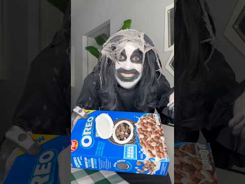 Monster makes perfect cereal box 🤣👻 #shorts