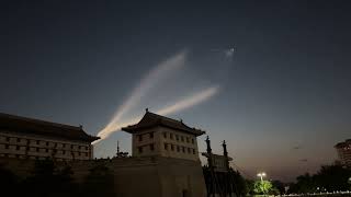 西安上空现不明飞行物。｜中国　千年古城　UFO