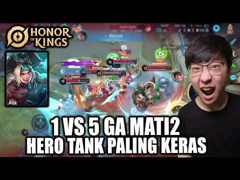 HERO TANK PALING KERAS DI HOK!! ATA 1 VS 5 GA BISA MODARR2!! BIKIN MUSUH AUTO UNIINSTALL!!