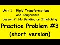 Rigid Transformations and Congruence