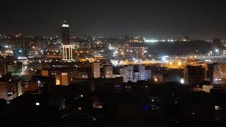 شب زیبای تبریز از پنجره خان آقا  #ایران  iran