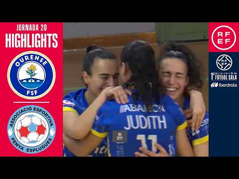 Resumen #PrimeraIberdrola Ourense Ontime - AE Penya Esplugues J20 25/26 - Futsal RFEF