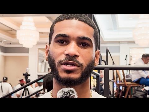 Tiger Johnson SAW Crawford SPAR HEAVYWEIGHTS & says he CAN HURT Canelo