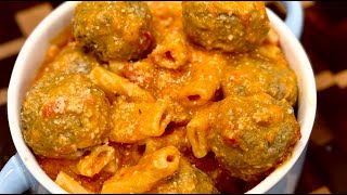 Instant Pot Meatballs Marinara Pasta