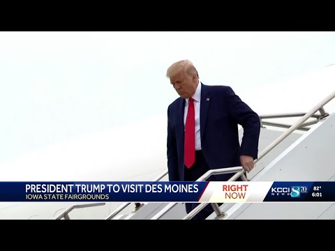 YouTube video thumbnail: Trump Puts Iowa Center Stage in National 250th Celebration