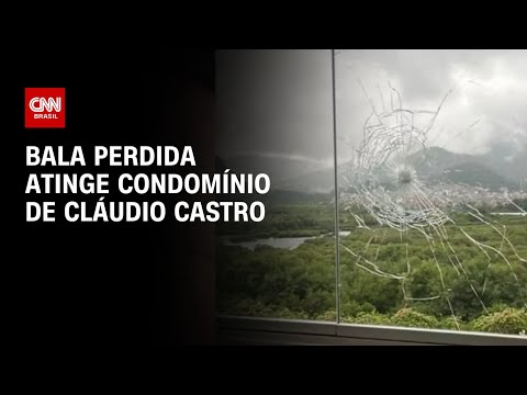 Bala perdida atinge condomínio de Cláudio Castro no RJ | CNN PRIME TIME