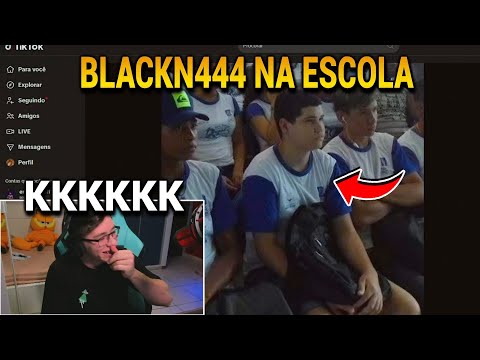 APELAPATO REAGINDO AO ROSTO OFICIAL DO BLACKN444 NA ESCOLA, É ELE MESMO??