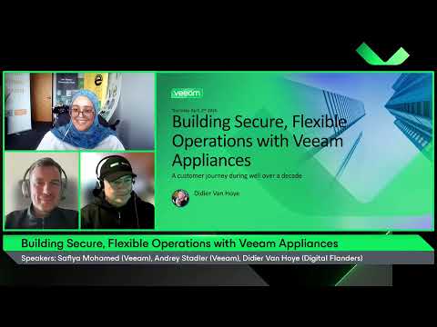 Building Secure, Flexible Operations with Veeam Appliances